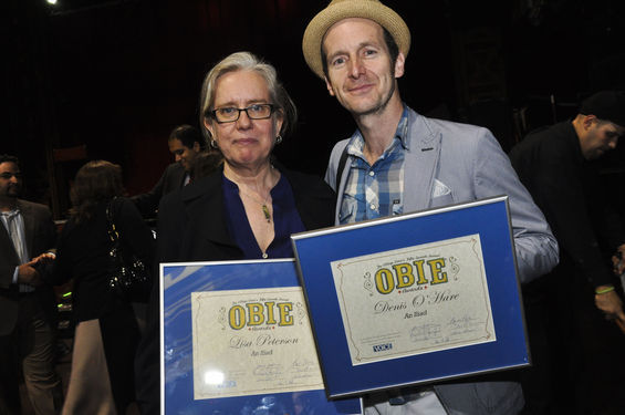 An Iliad, written by New York thespians Lisa Peterson and Denis O'Hare, won an Obie Award in 2012.