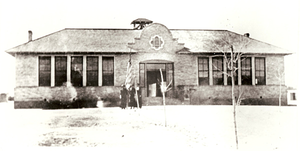 The old Mesilla Park School, another Trost & Trost design, was built in 1899 and has been repurposed several times over the decades. It is currently serving as the Frank O'Brien Papen Community Center.