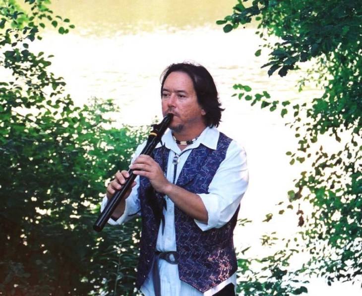 Multi-instrumentalist Randy Granger plays musical counterpoint to D'Ammassa's poet.