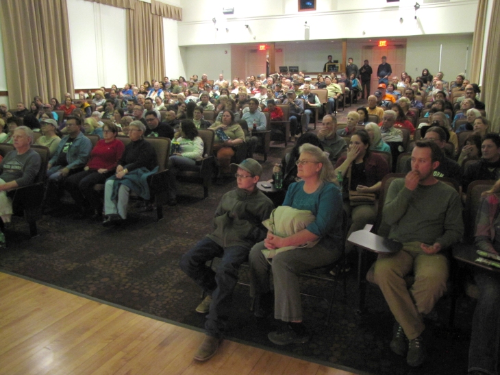 One of two full houses at Light Hall Auditorium in Silver City.